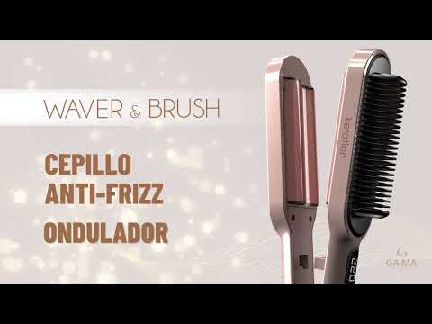 Cepillo Gama Waver Y Brush 2 En 1 Digital Automatico