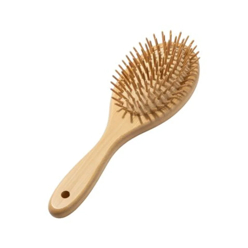 Cepillo Para El Pelo Neumatico Bamboo Oval 8 X 25 Cm