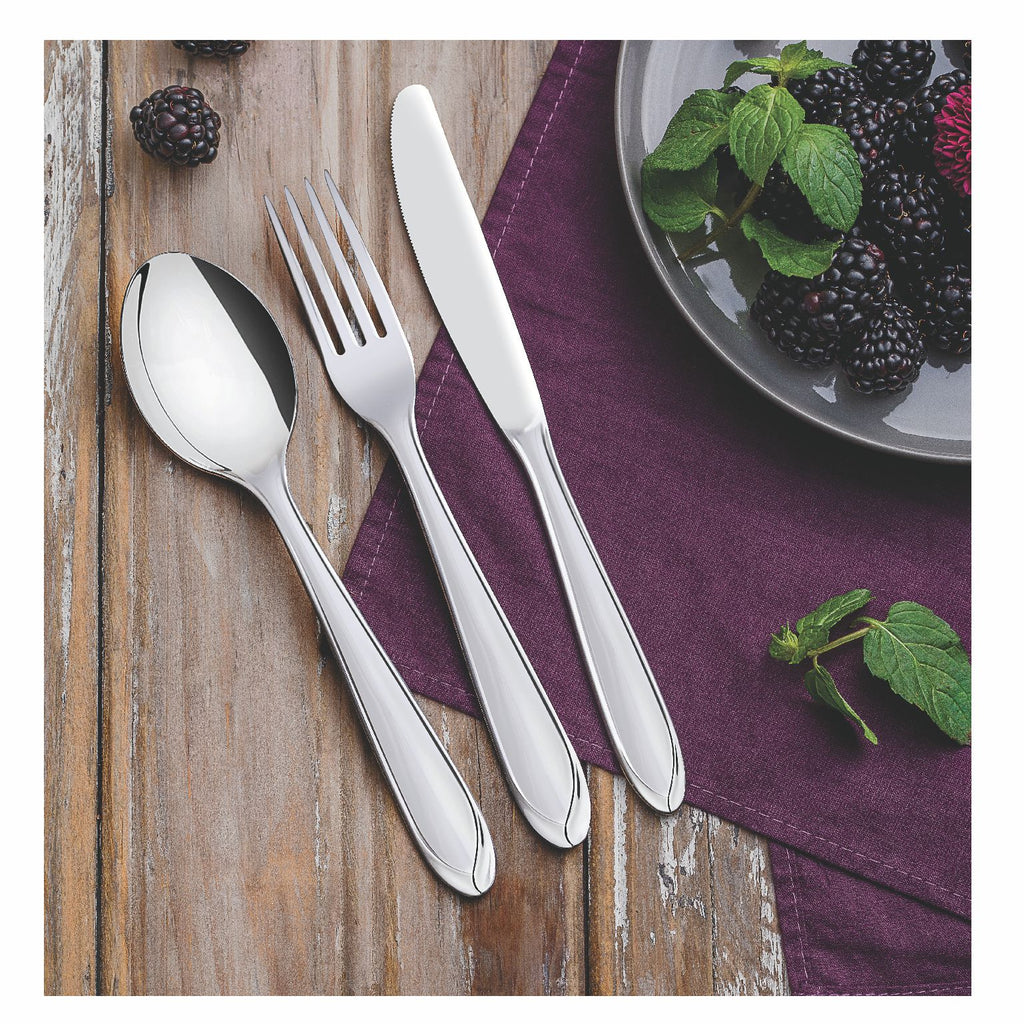 Set 12 Cucharas de Mesa Tramontina Laguna Acero Inoxidable