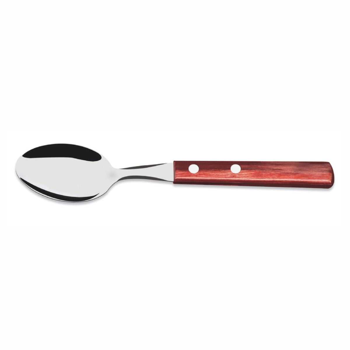 Cuchara De Mesa Tramontina Polywood 60 Piezas Rojo Acero