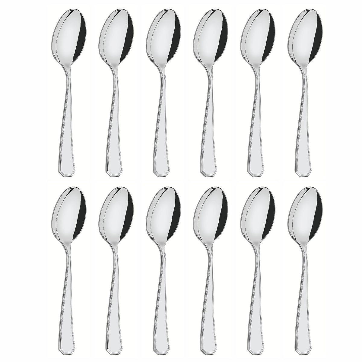 Set 12 Cucharas de Mesa Tramontina Sonata Acero Inoxidable