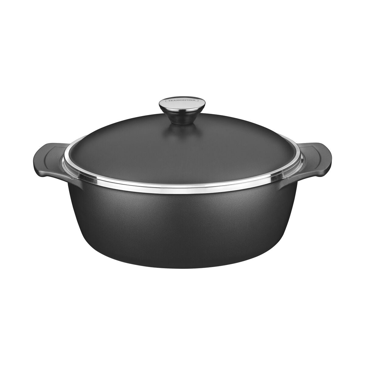 Cacerola Tramontina Lyon 26 Cm Antiadherente Negro