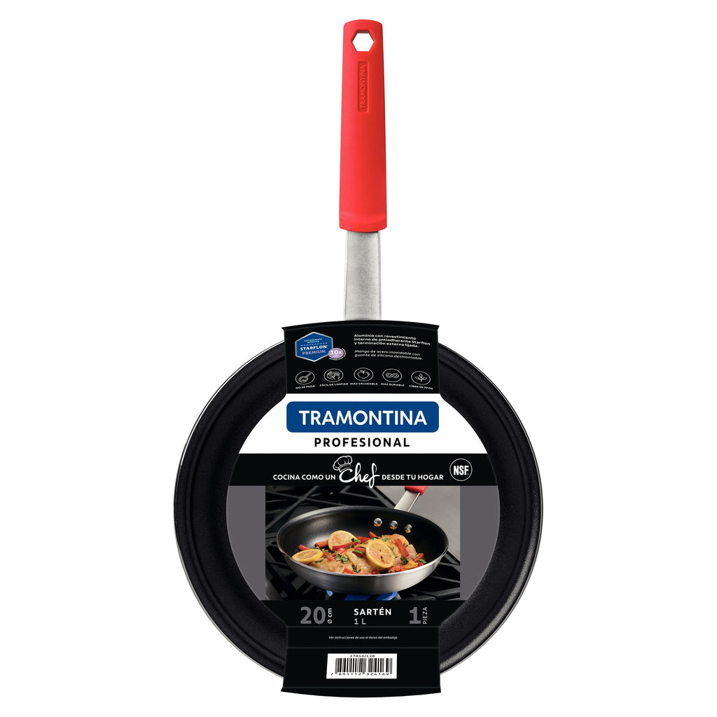 Sarten Tramontina Professional Acero Inoxidable 20 cm 1L