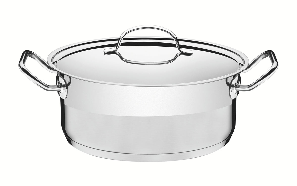Cacerola Tramontina Professional 24 Cm Acero Inoxidable