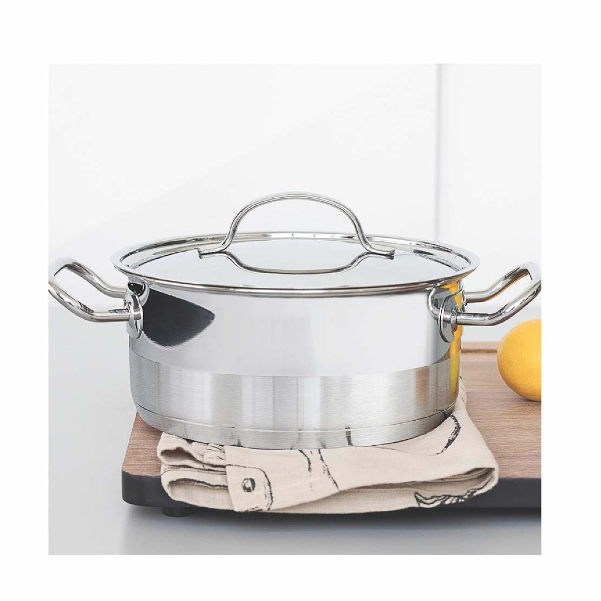 Cacerola Tramontina Professional 28 Cm Acero Inoxidable
