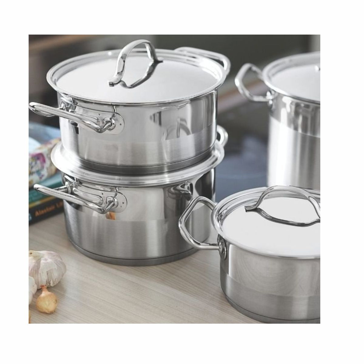 Cacerola Tramontina Professional 24 Cm Acero Inoxidable