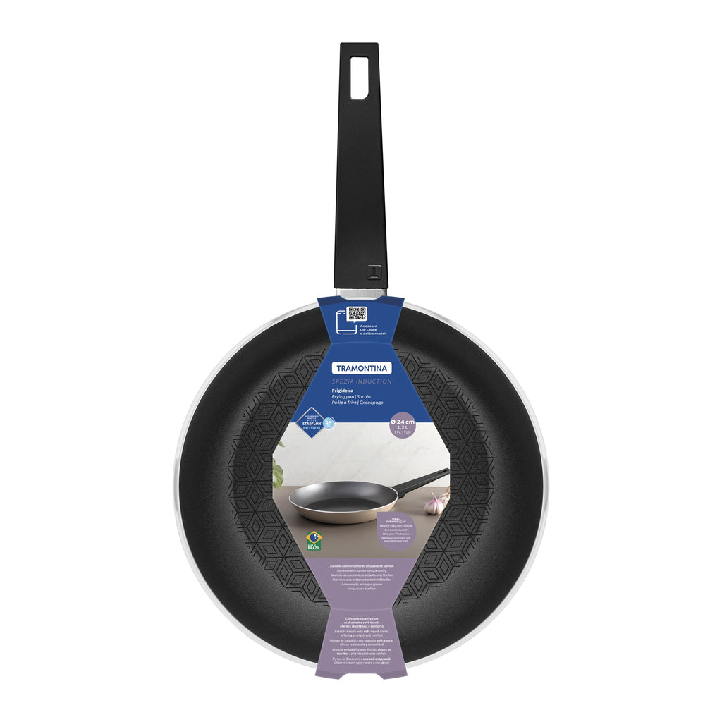 Sarten Tramontina Spezia Inducción Arena Antiadherente 24 cm 1.2L