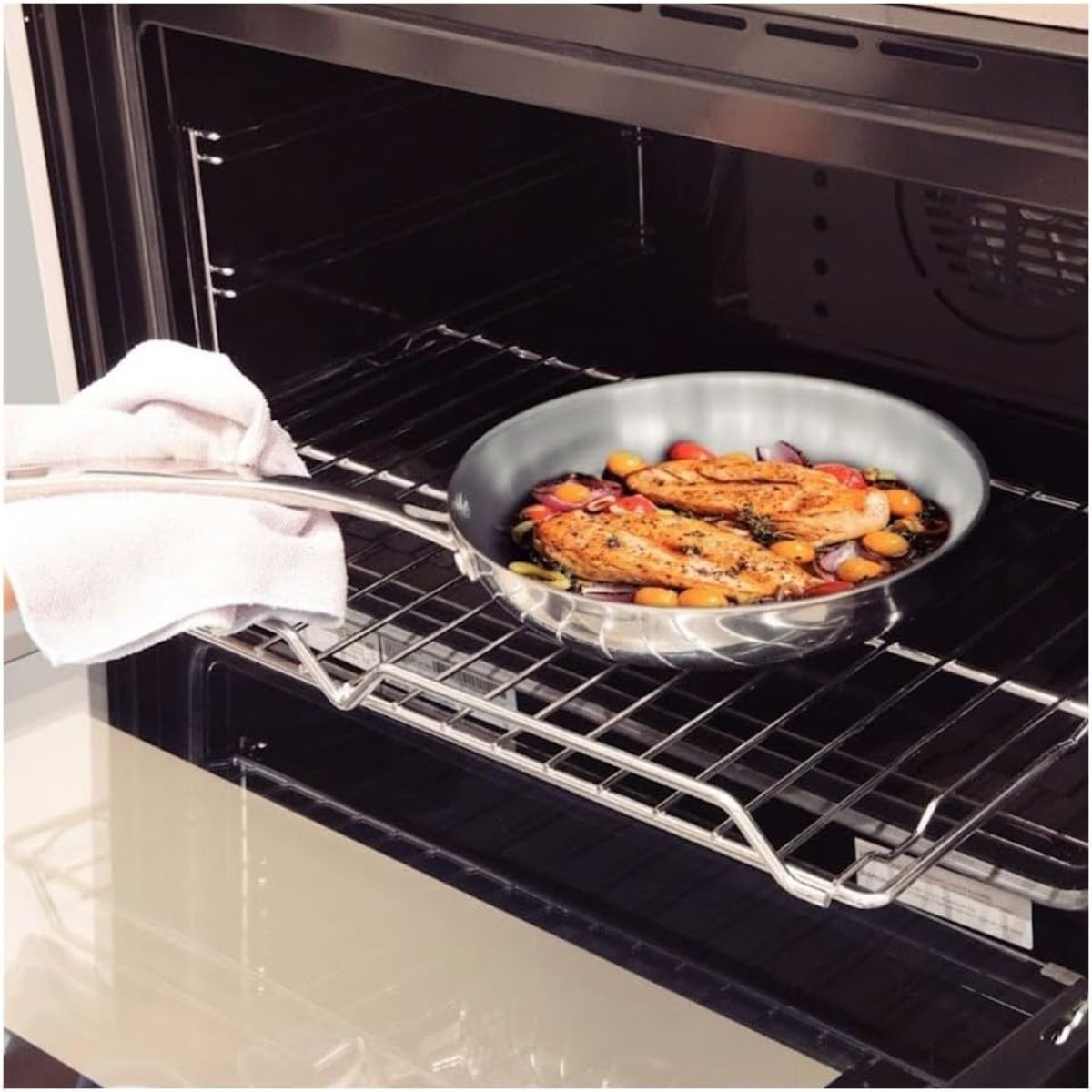 Sarten Tramontina Grano Acero Inoxidable 30 cm 3.4L