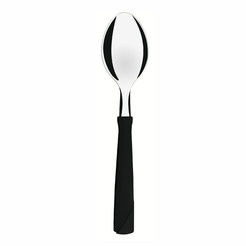 Cuchara De Mesa Tramontina New Kolor 12 Pzs Negro Acero