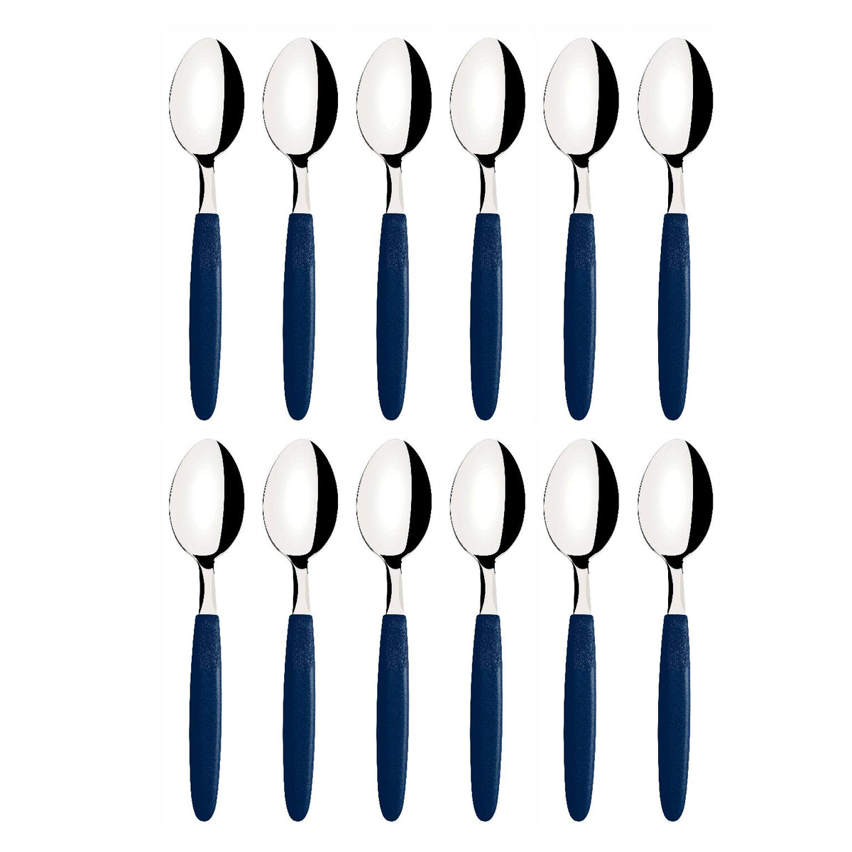 Cuchara De Mesa Tramontina Ipanema 12 Piezas Azul Acero