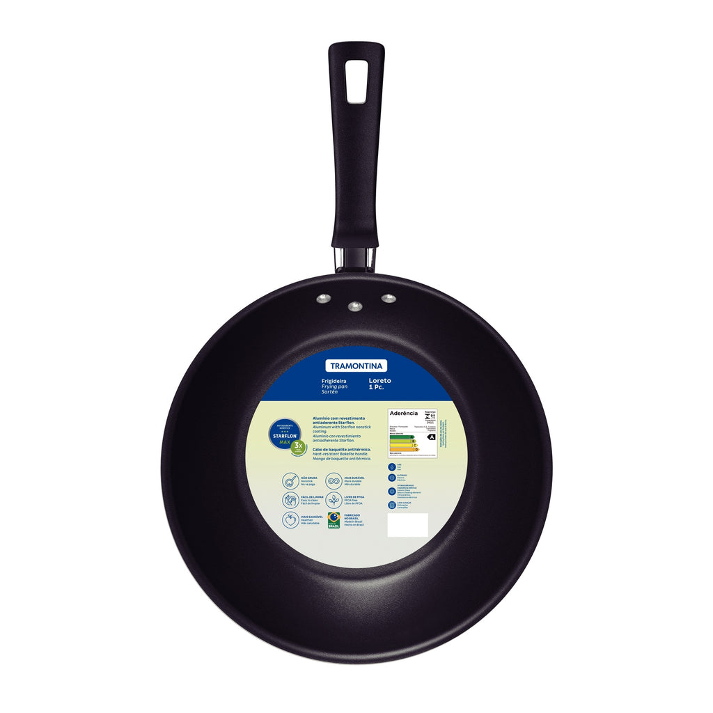 Sarten Tramontina Loreto Antiadherente 28 cm 2L Grafito