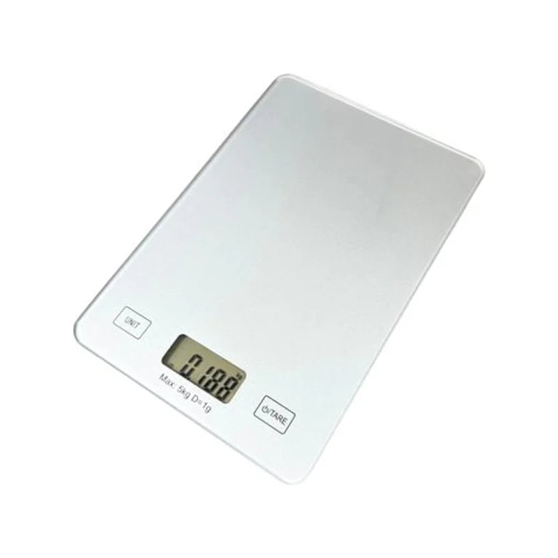 Balanza De Cocina De Vidrio 15 X 21,5 Cm Hasta 5kg