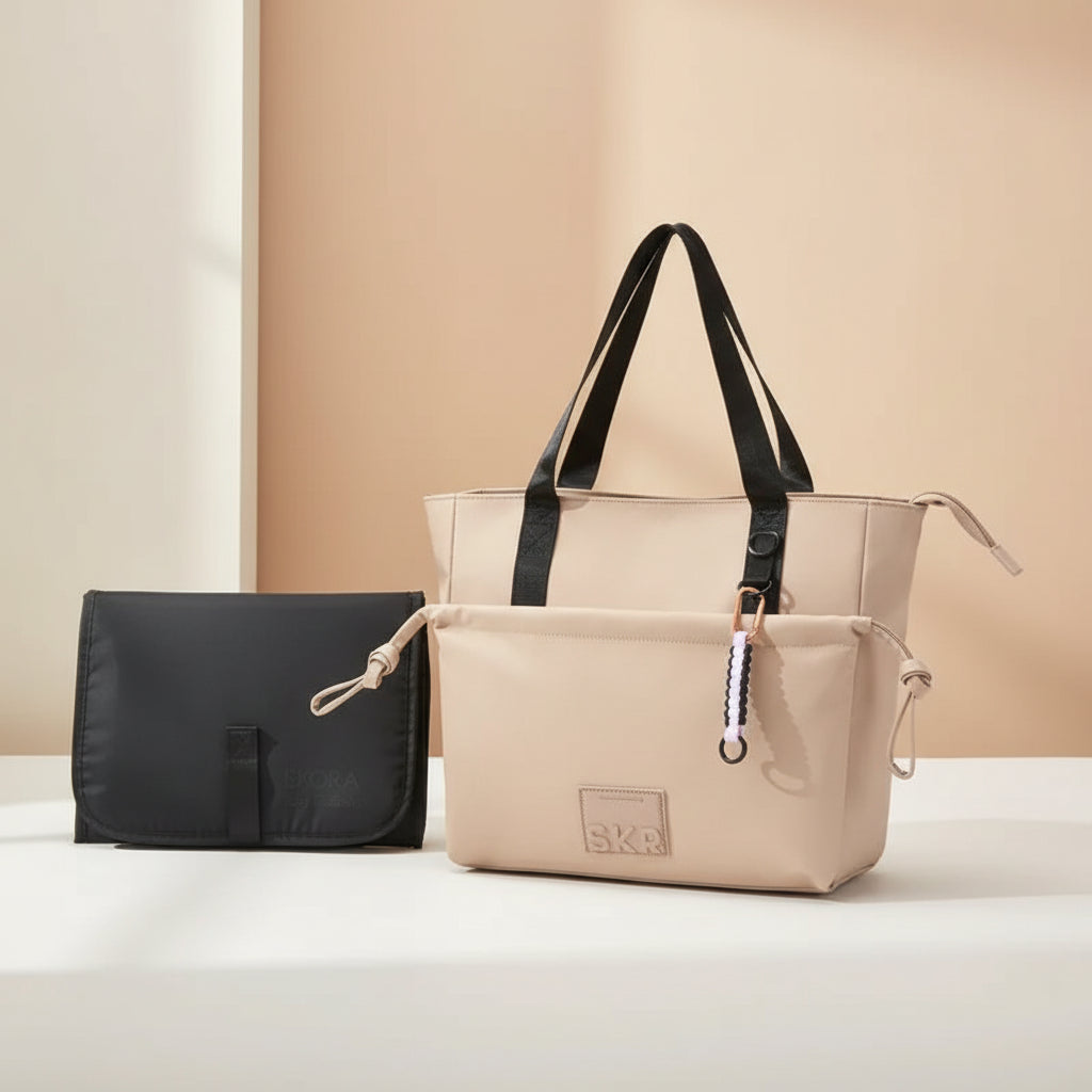 Bolso Maternal Con Cambiador Y Llavero Modax 32x9x33 cm - 43327