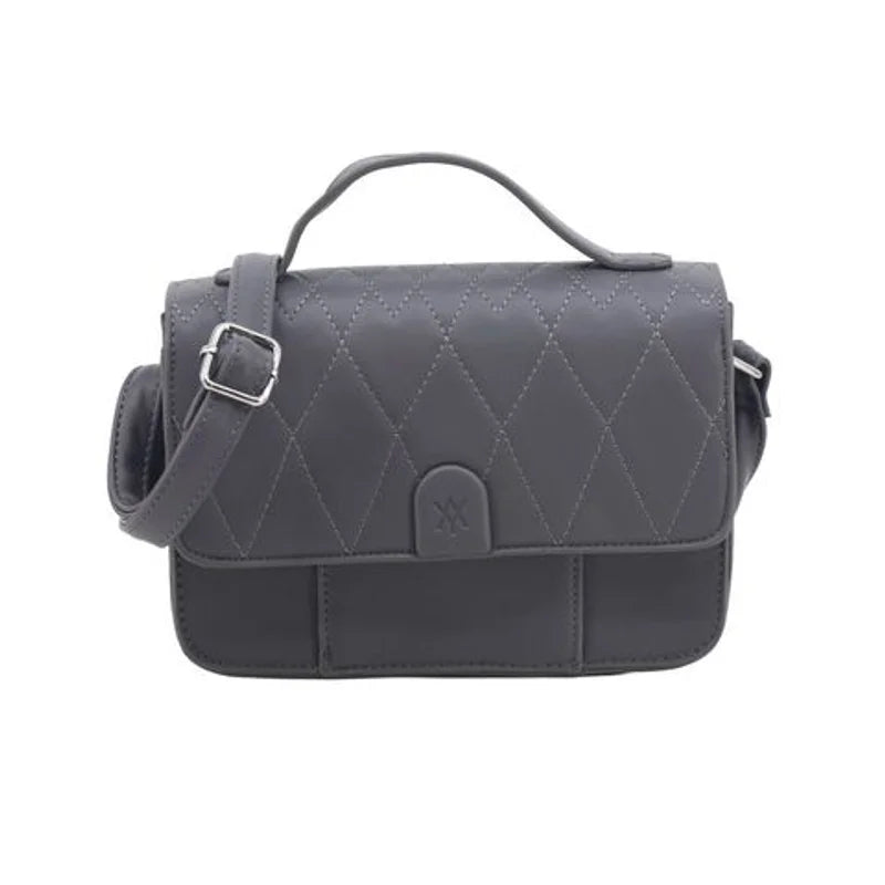 Cartera Bandolera PU Gris Oscuro 22x16x8 cm Amayra - 67.0800180