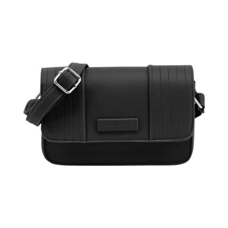 Cartera Bandolera PU Negra 19x12x7 cm Amayra - 67.8700139