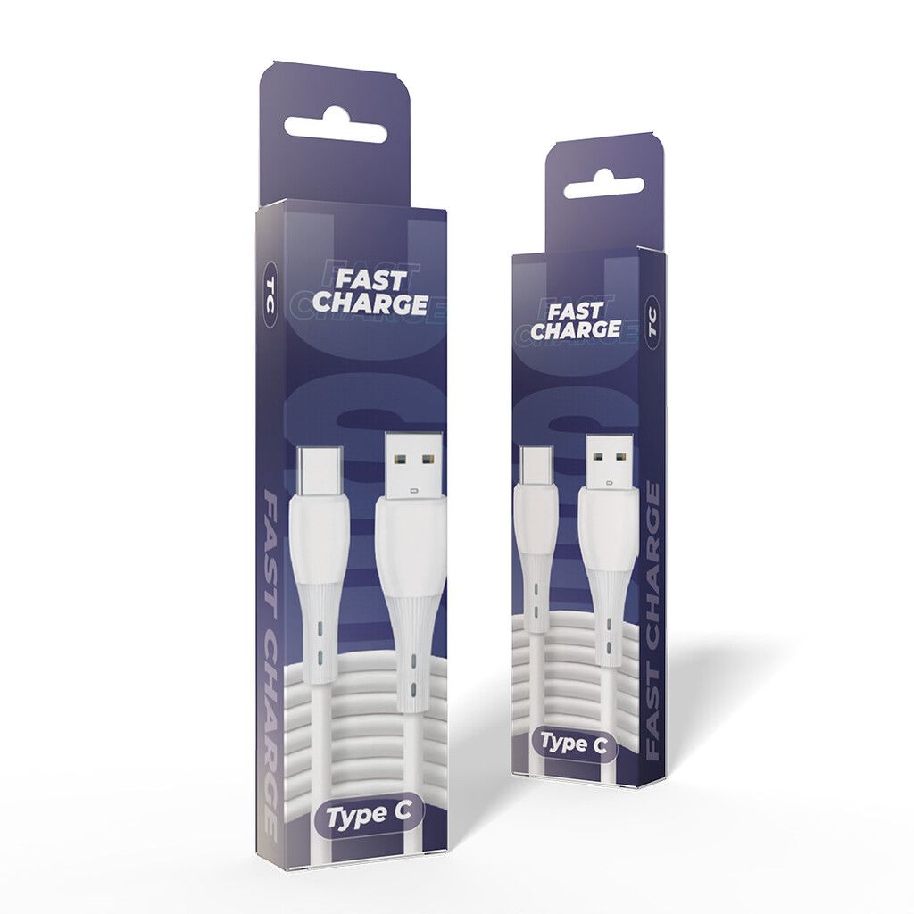Cable  USB-A a USB-C  -Blanco
