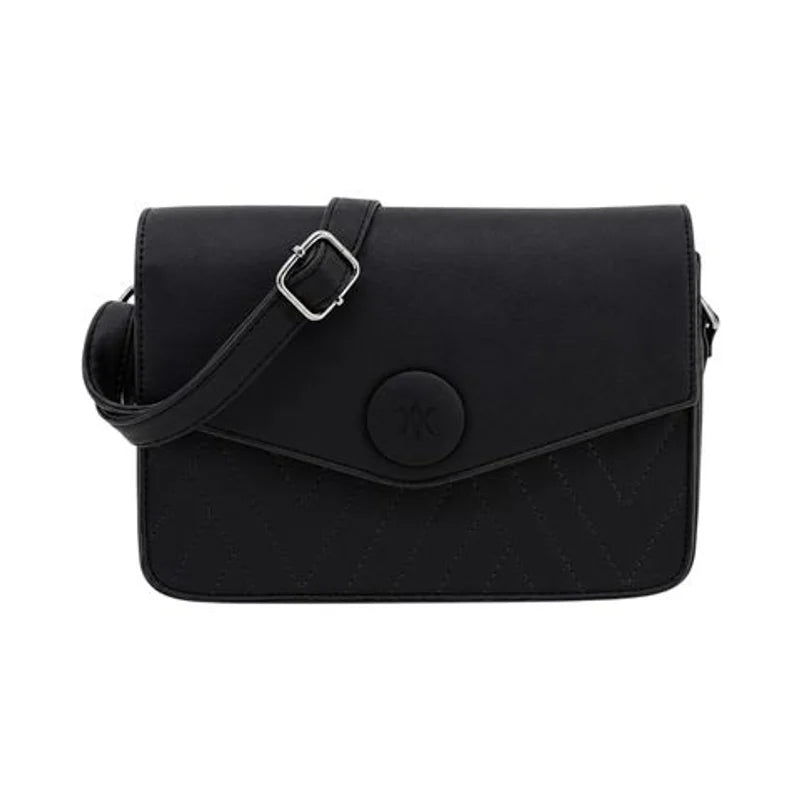 Cartera Bandolera PU Negra 22x15x8 cm Amayra - 67.8700082