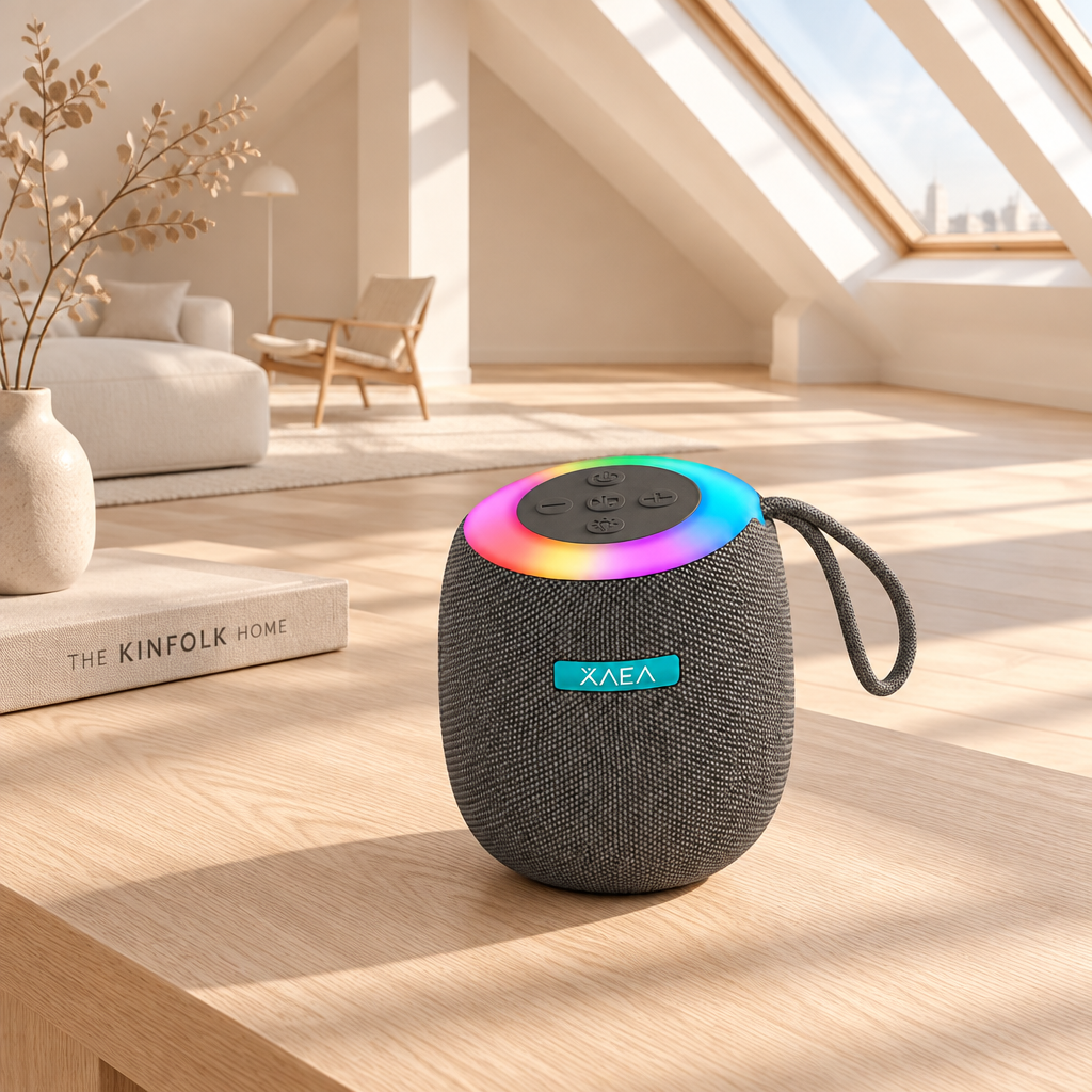 Parlante Bluetooth XAEA Heat  5W TWS Gris