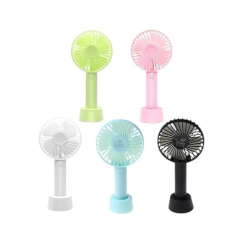 Ventilador De Mano 21,5 X 10,5 Cm Colores Surtidos