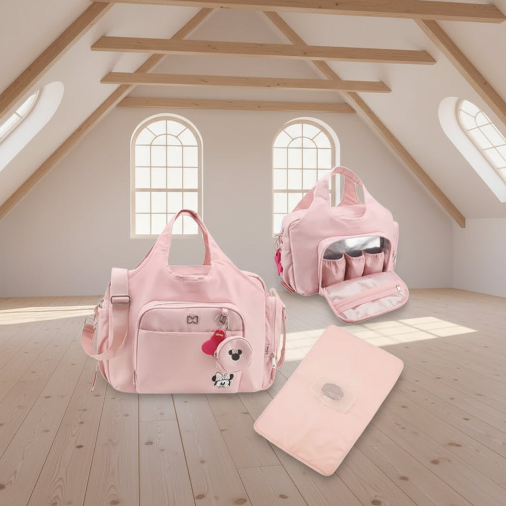 Bolso Maternal Disney Minnie 39x30x14 cm LSYD - 70.8000002