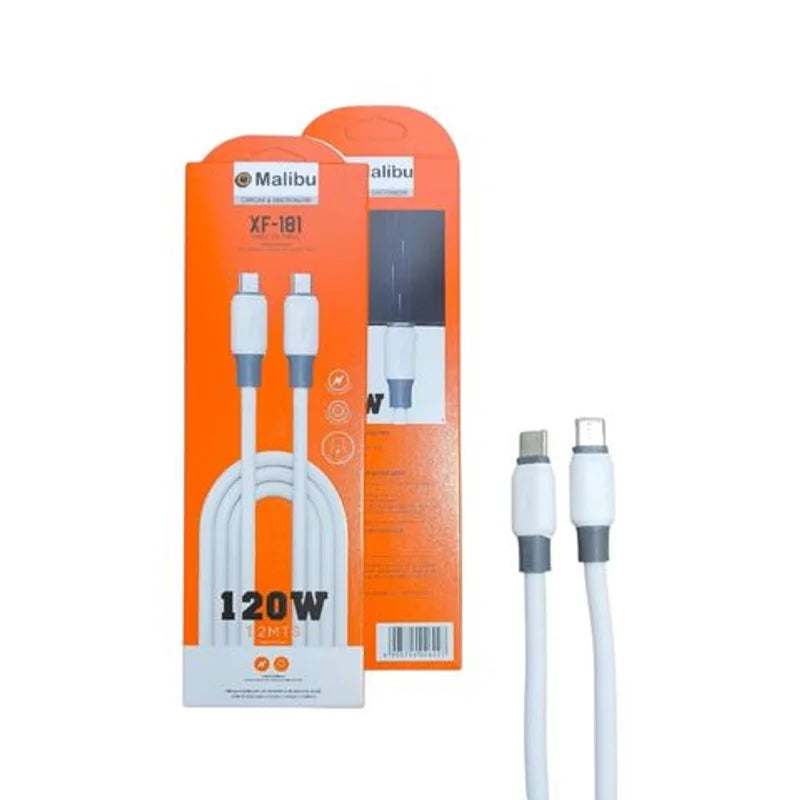 Cable Siliconado USB-C A USB-C 1,2 M Malibu