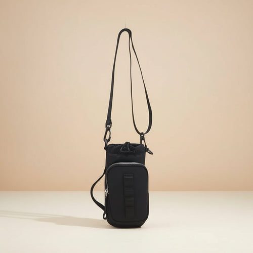 Bandolera Portabotellas Negra 22x9x8 cm Amayra - 67.8500087