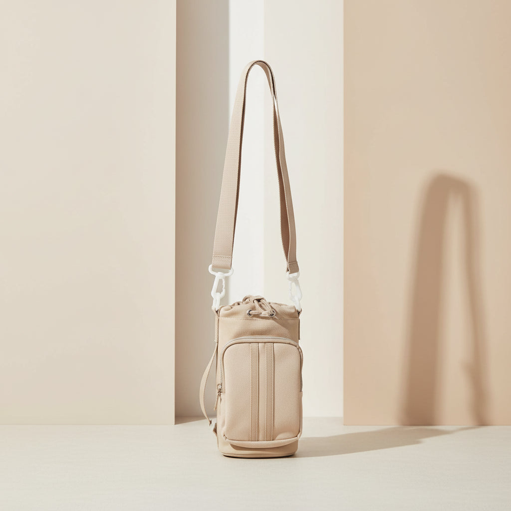 Bandolera Portabotellas Camel 9x22x8 cm Amayra - 67.8500094