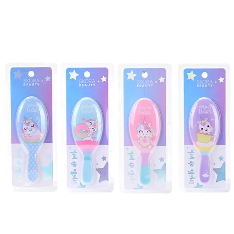 Cepillo Para El Pelo Unicornio 14 Cm Colores Surtidos Skora