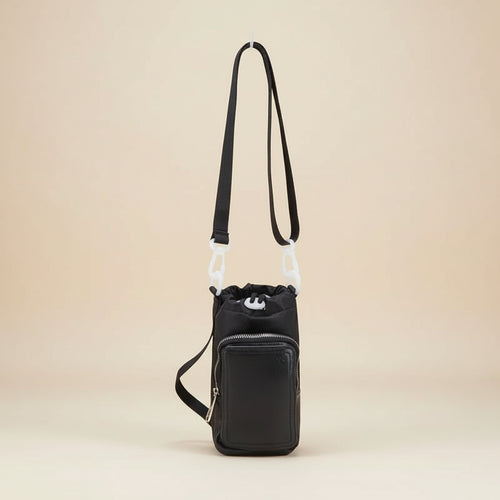 Bandolera Portabotellas Negra 23x10x8 cm Amayra - 67.8500084