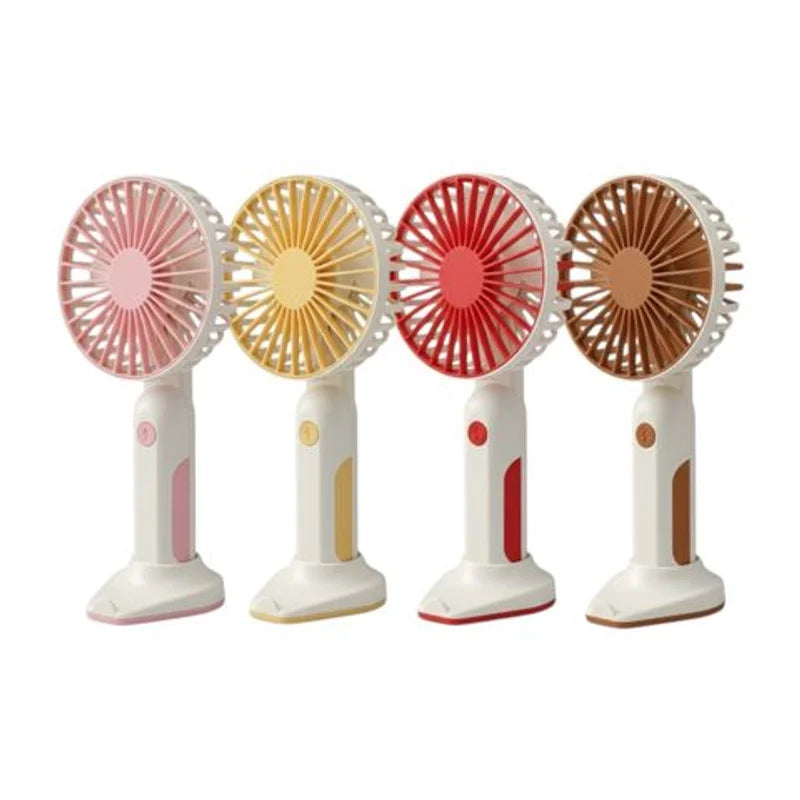 Ventilador De Mano Carga USB 21 X 9 Cm Colores Surtidos