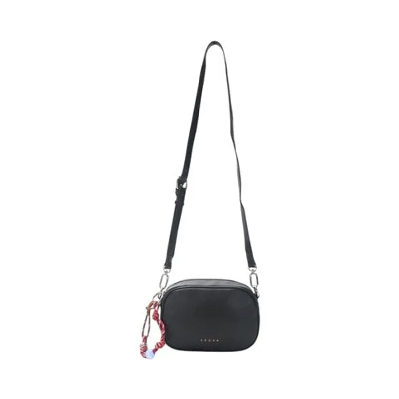 Cartera Bandolera PU Recoleta Negra 20x13x65 cm Skora - 47970