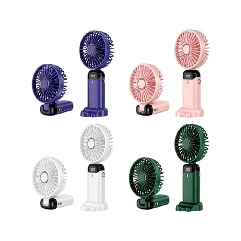 Ventilador De Mano 9 X 19,5 Cm Colores Surtidos