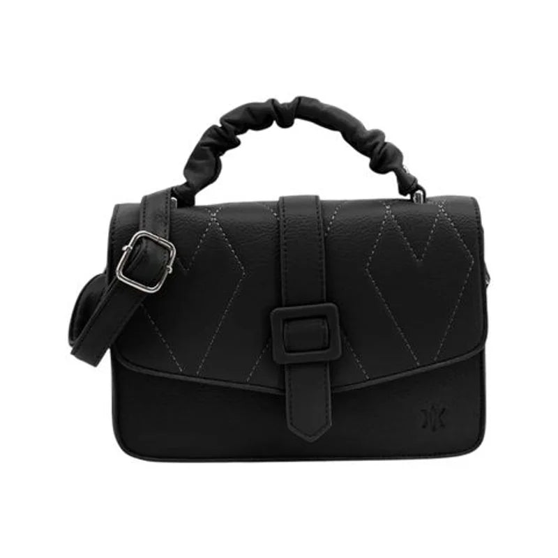 Cartera Bandolera PU Negra 22x15x8 cm Amayra - 67.8700133