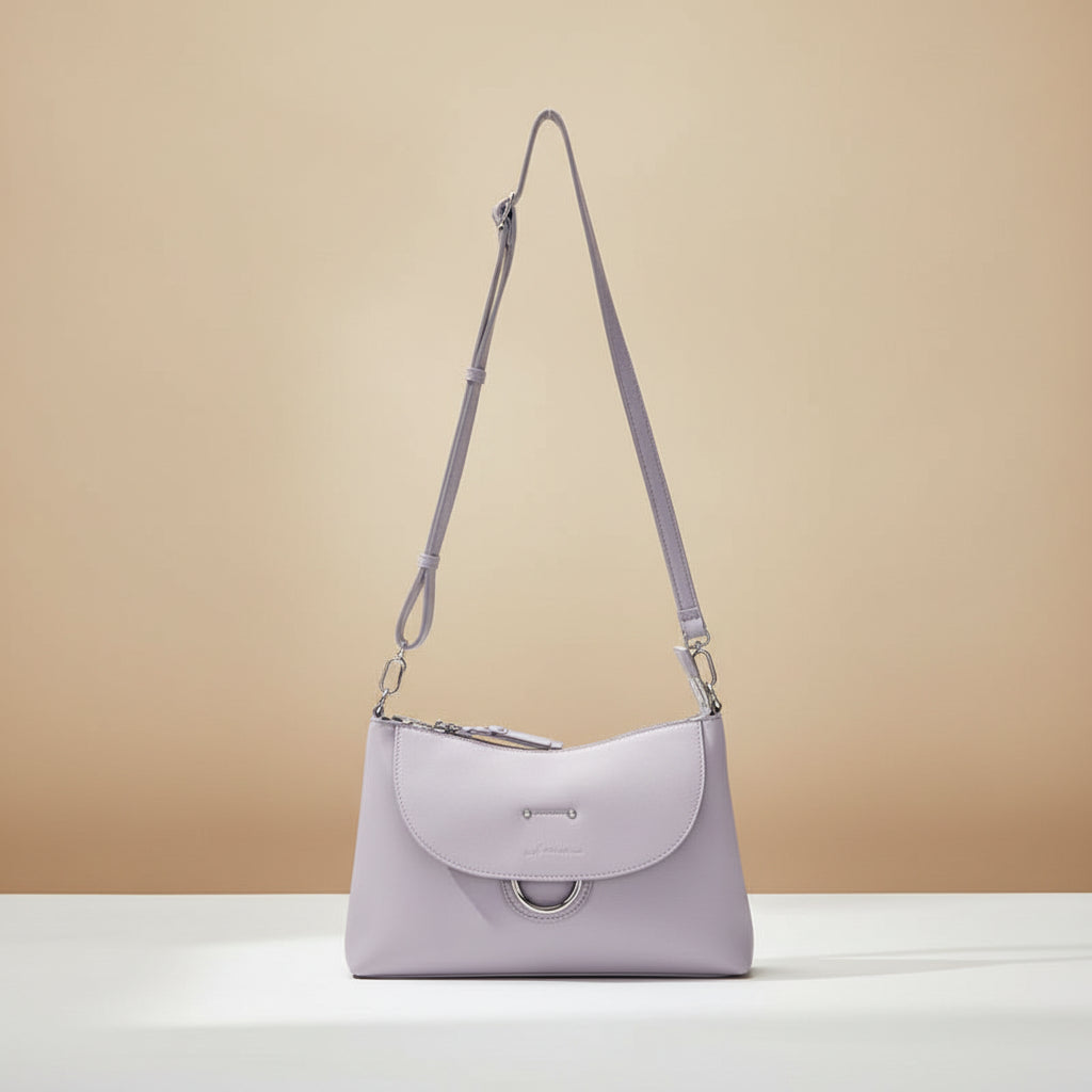Cartera Bandolera PU Bulnes Lavanda 33x19x8 cm Skora - 47957