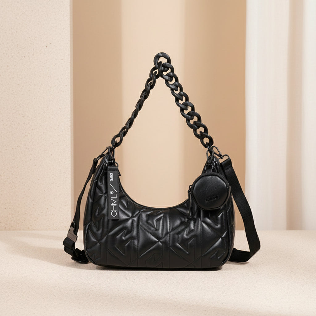 Cartera Bandolera Soft Monogram 29x13x8 cm x Unidad Colores Surtidos Chimola - CB70