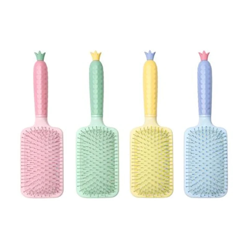Cepillo Para El Pelo Neumatico Paleton Anana 8 X 25 Cm Colores Surtidos
