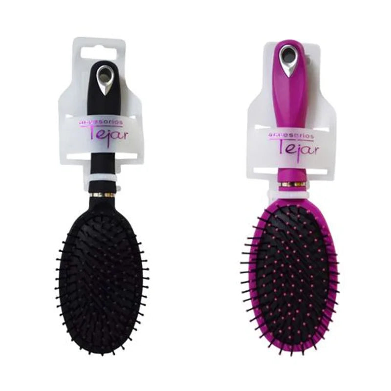 Cepillo Para El Pelo Neumatico Oval 23 X 6 Cm Colores Surtidos Tejar