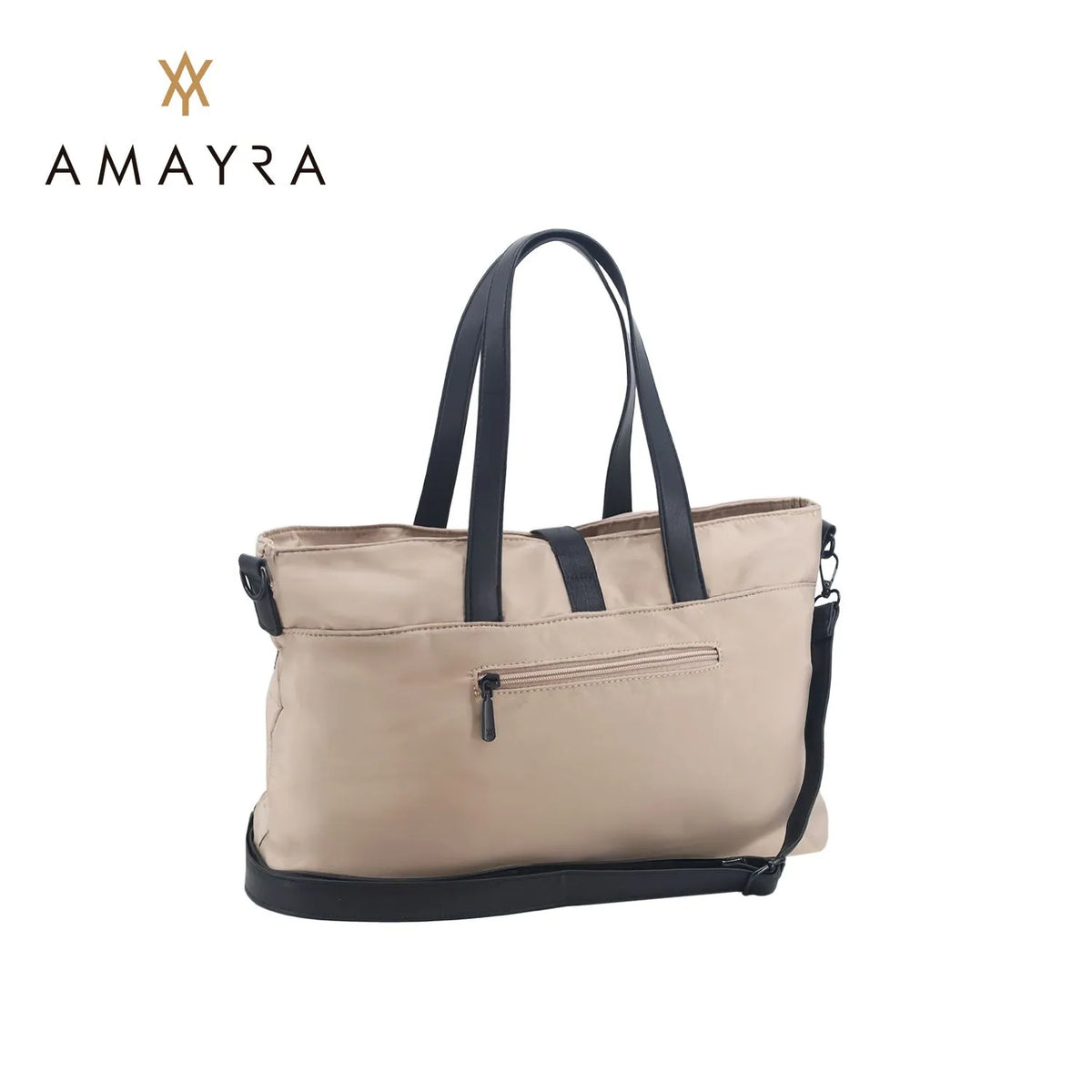 Cartera Amayra Ecocuero Camel 27 x 44 x 12 cm
