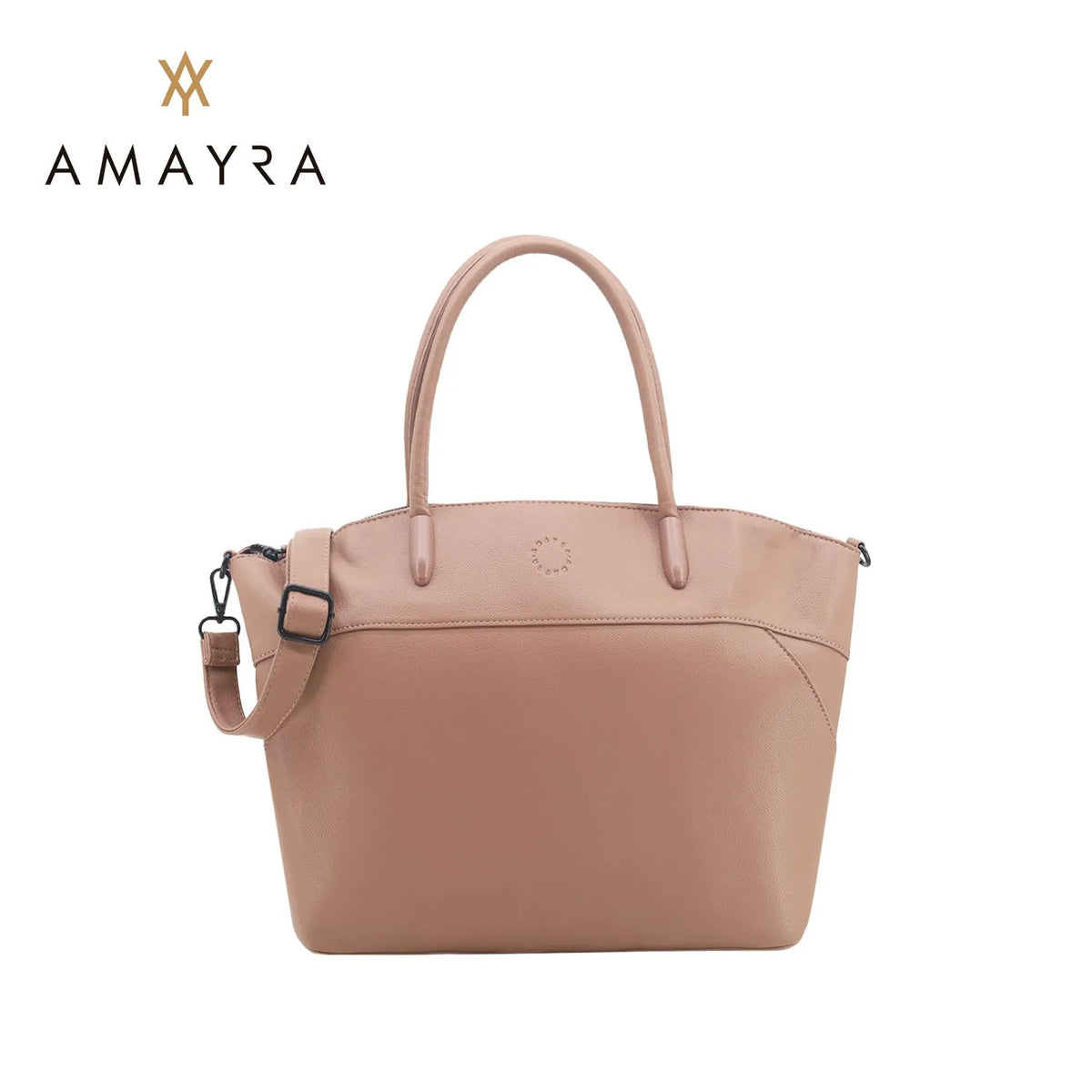 Cartera Amayra Ecocuero Camel 42 x 31 x 13 cm