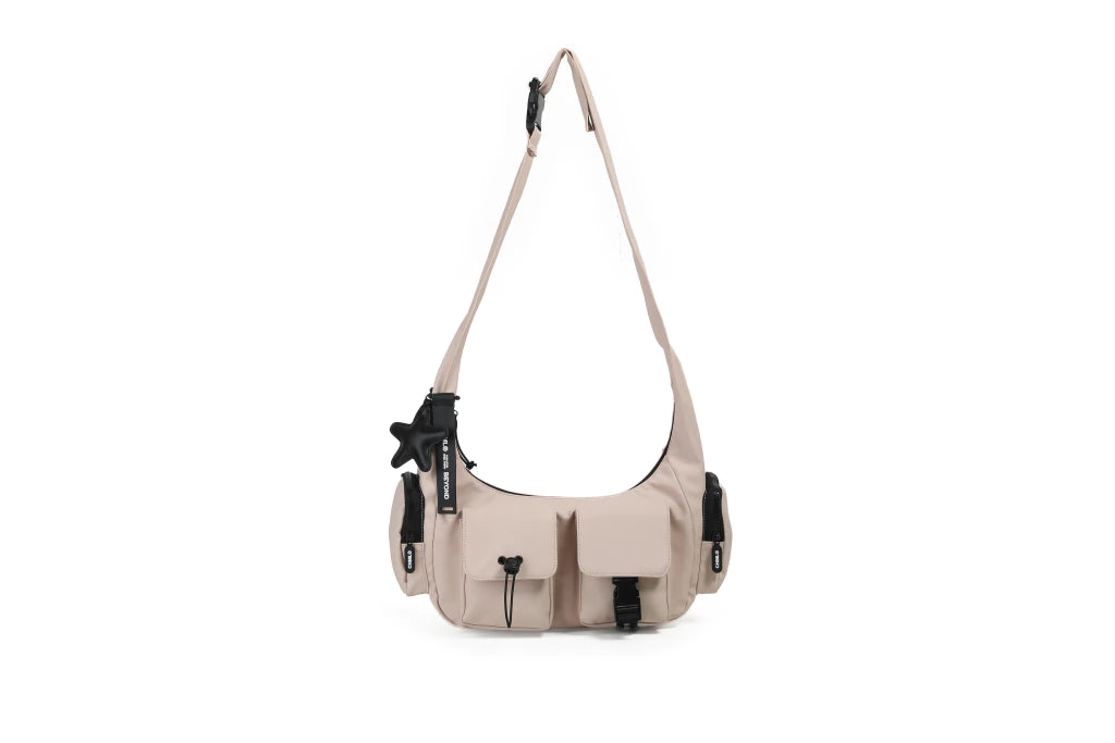 Cartera Mujer Chimola Atenas Ecocuero Camel 33 x 14 x 95 cm
