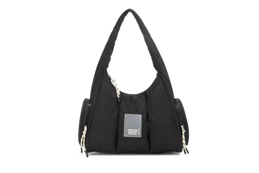 Cartera Chimola Matelasse Dana Nylon Negro