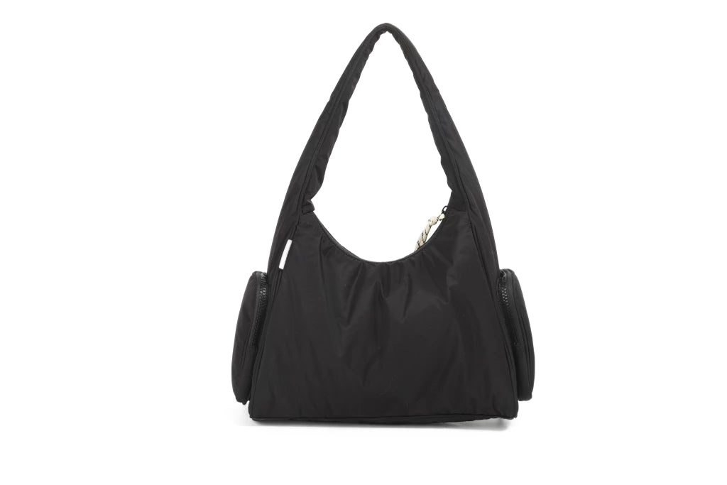 Cartera Chimola Matelasse Dana Nylon Negro