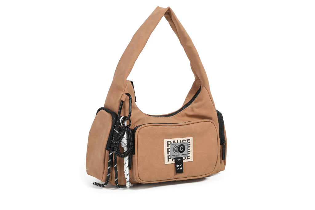 Cartera Mujer Chimola Manhattan Gamuza Marrón