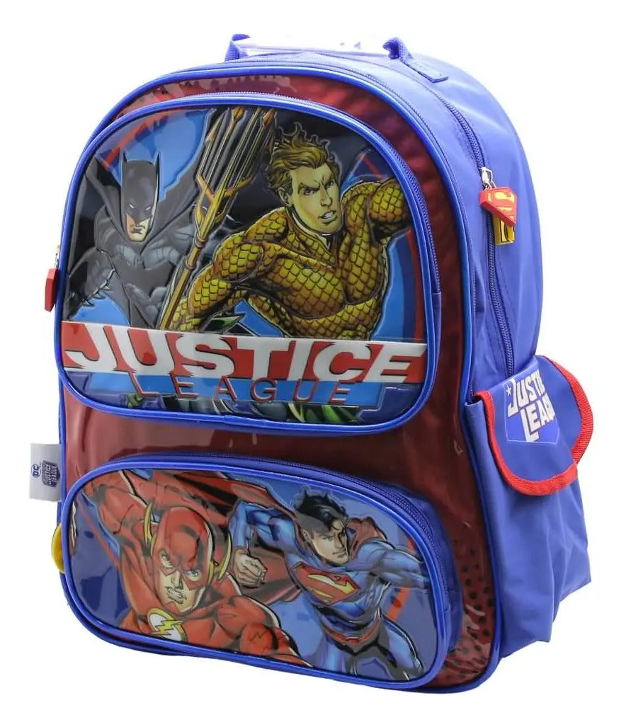Mochila Cresko Espalda Liga de La Justicia de 16 Pulgadas