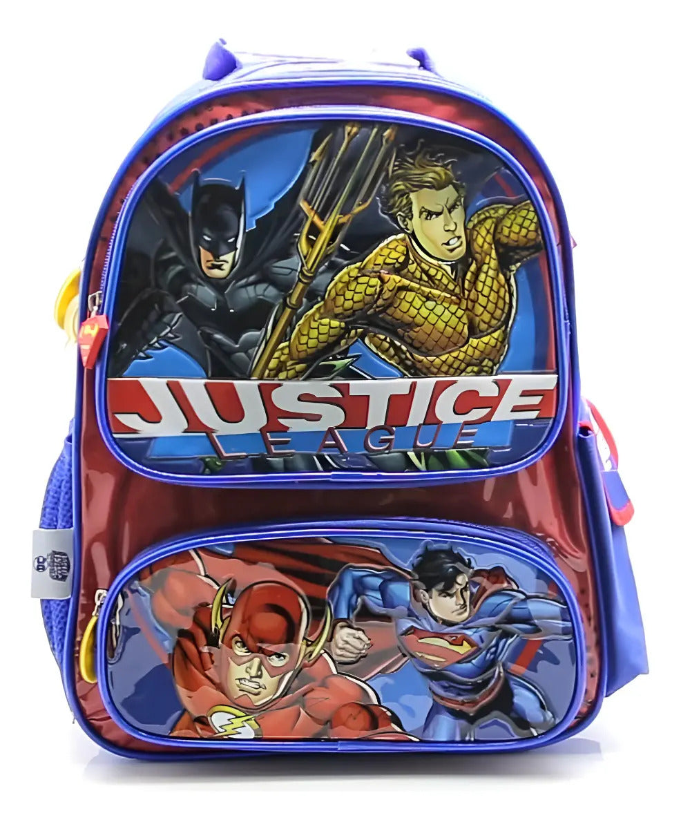 Mochila Cresko Espalda Liga de La Justicia de 16 Pulgadas