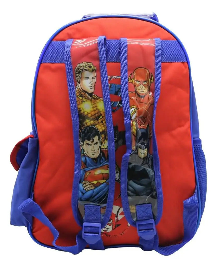 Mochila Cresko Espalda Liga de La Justicia de 16 Pulgadas