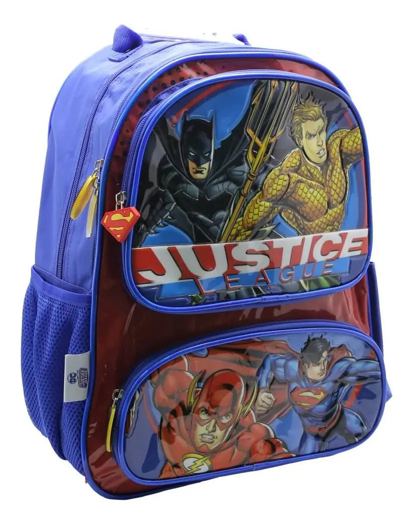 Mochila Cresko Espalda Liga de La Justicia de 16 Pulgadas