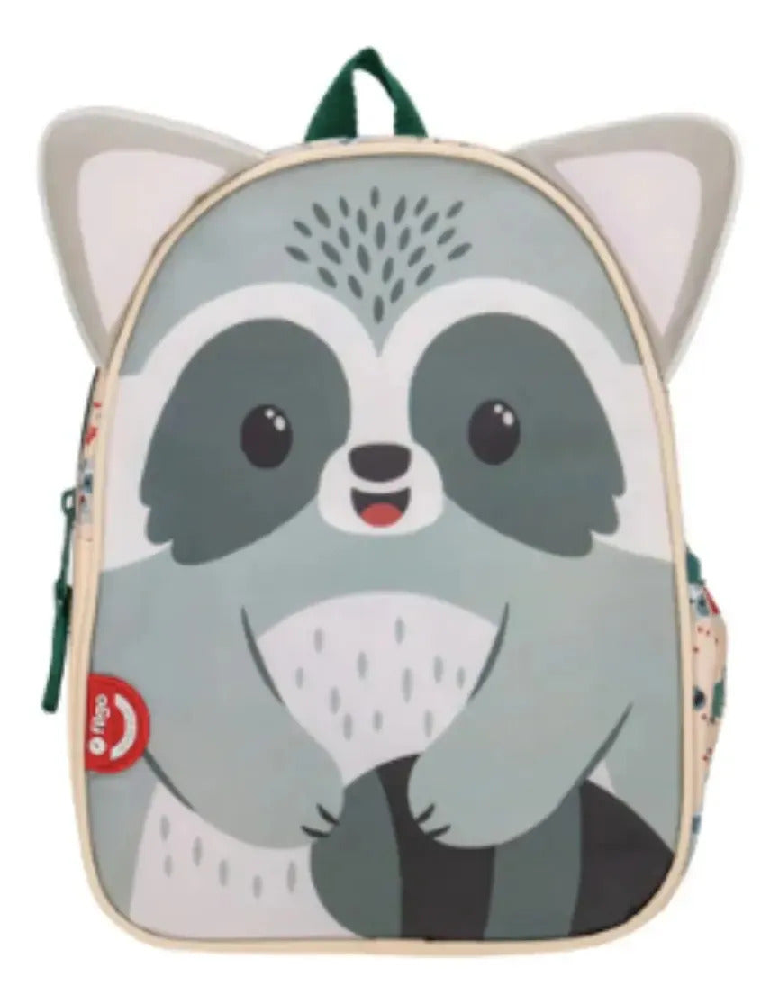 Mochila Jardin - Maternal Filgo Espalda Babypak Mapache 11"