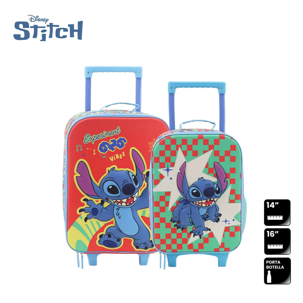 Set LSYD Valijas Infantiles 14 y 16 Pulgadas Stitch