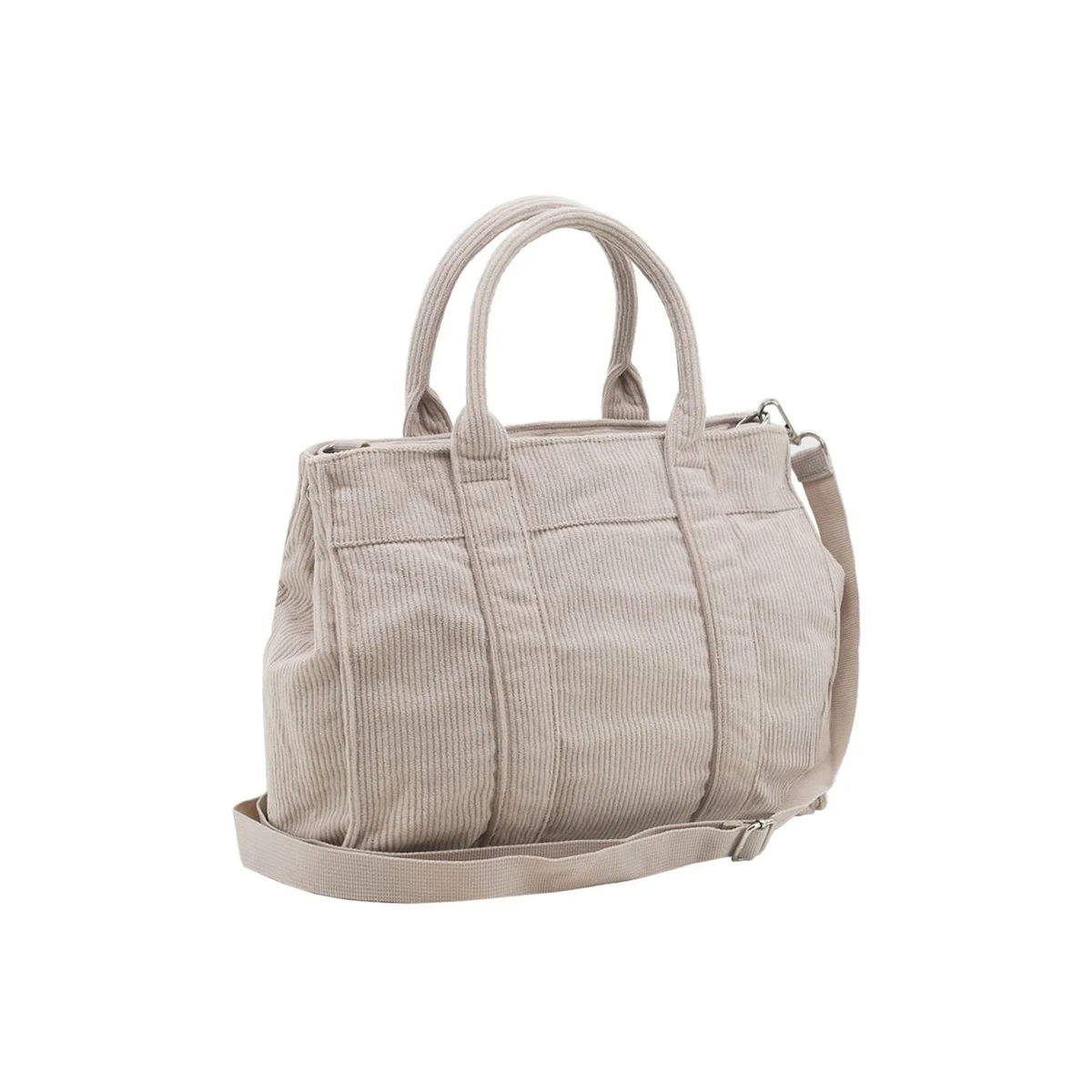 Cartera Corderoy Stitch LSYD Beige 29 x 25 x 10 cm